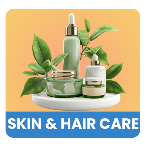 skin & haircare product category